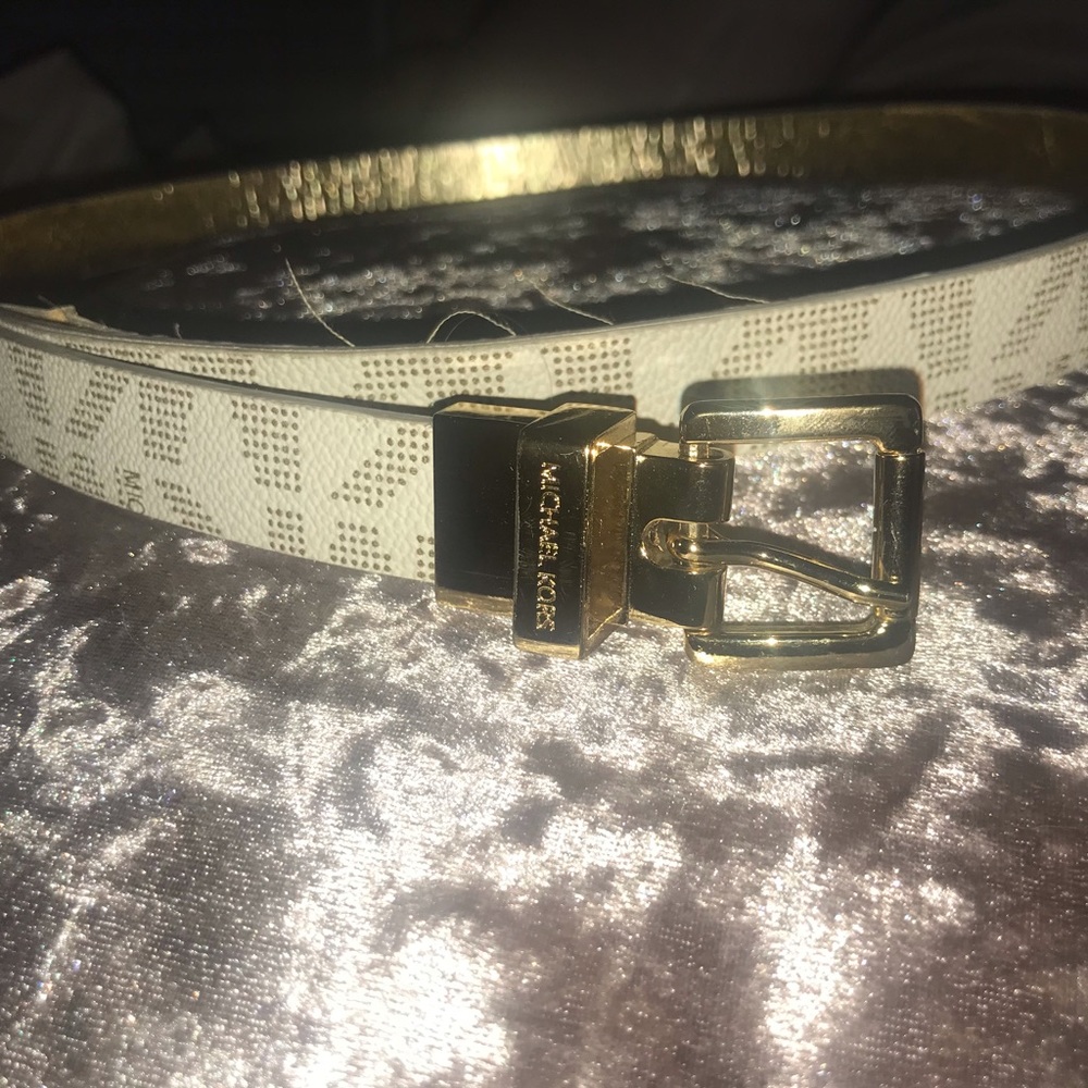 Women’s gold Michael Kors belt
